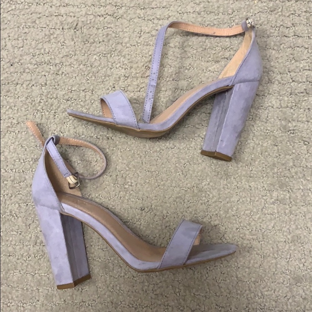 Charlotte Russe light purple heels